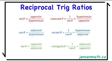 Reciprocal Trig Ratios (full lesson) | jensenmath.ca