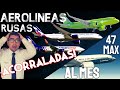 🔴AIRBUS BOEING BOMBARDIER PONEN EN JAQUE A AEROLINEAS RUSAS 💥 Otro Airbus 350 en Problemas