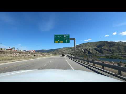 Part 1 4K Driving from East Wenatchee to Ephrata, Washington