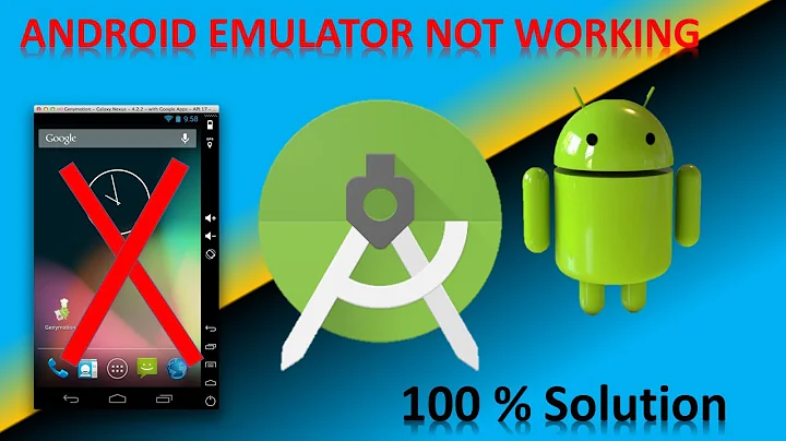 Emulator Not  working in android studio, error: x86 emulation  FIX (2019)