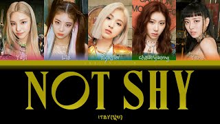 ITZY - Not Shy [Color Coded Lyrics] Resimi