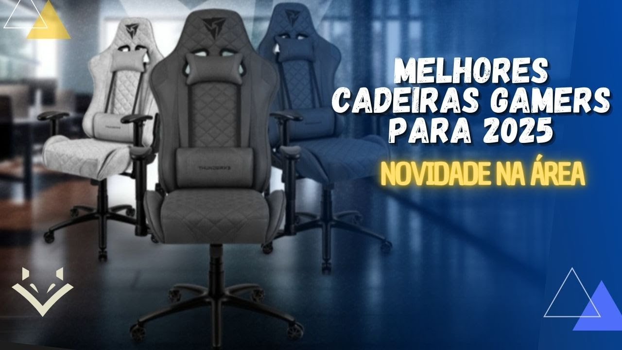 TOP 5 MELHORES CADEIRAS GAMER CUSTO BENEFÍCIO 2025 - LC ALPHA - YouTube