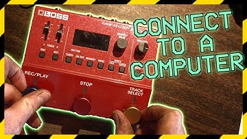 Boss RC-500 Looper CONNECT TO COMPUTER (get your songs)