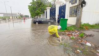 Details Massive Floodwater Trapped! Huge Drain Blockage Finally Removed! Update