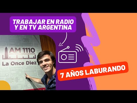 ¡¡Cómo TRABAJAR en RADIO y TV en ARGENTINA 2023!!