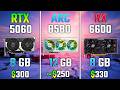 RTX 5060 vs ARC B580 vs RX 6600 | Test in 7 Games
