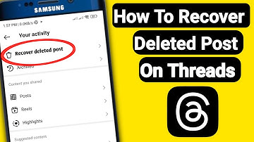 How To Recover Deleted Post On Threads | Instagram Threads Deleted Post Recover