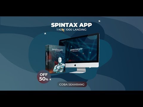Review SpintaxAPP: Spinner Artikel Indonesia Untuk Buat Ribuan Artikel Unik Cukup 1 Kali Klik VSL