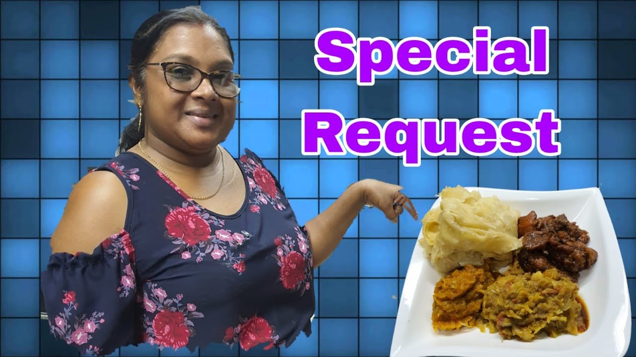 Specially Requested  Menu