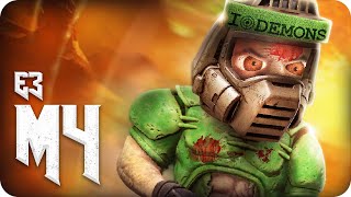 Doom E3M4 ITYTD Speedrun 55 s | PS4 | Qreevel