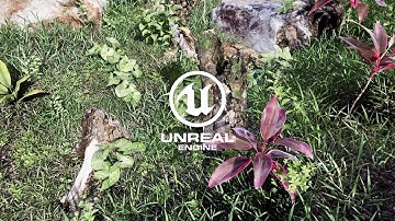 Realistic - Grass and Plants - Unreal engine 4