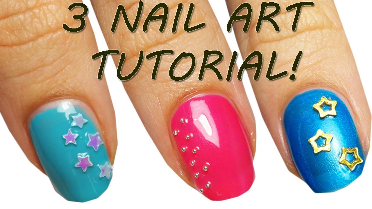 2. "Don't Panic" nail art tutorial - wide 4