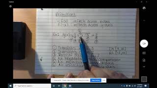 Alg 2 6-2 Graphing Square Root Functions Notes