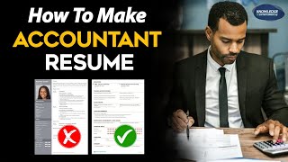 How To Make Accountant Resume | Best Resume Template | How To Make Resume For Freshers/Experienced