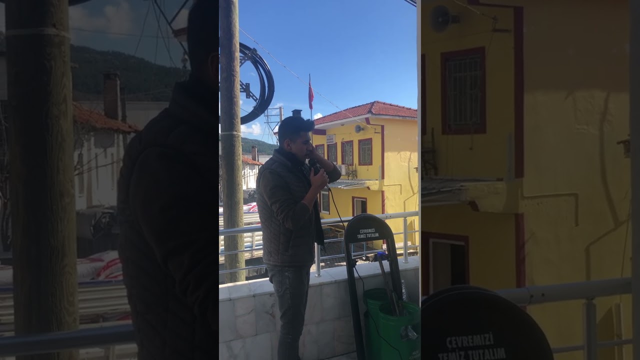 Milas Sakarkaya-Merkezi ezan sistemi kurulumum ve ilk Öğle ezanım(Doğal uşşak)