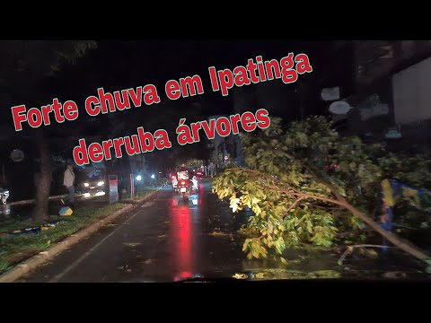 Heavy rain in Ipatinga, Minas Gerais