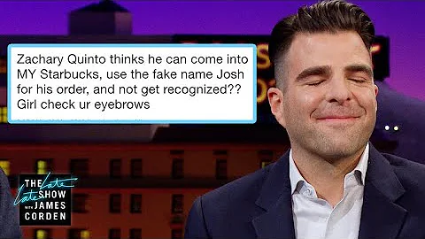 Zach Quinto Was Busted for His Fake Starbucks Name