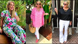 CASUAL STYLE В ЛЕТНИХ ОБРАЗАХ ДЛЯ ЖЕНЩИН 50+55+60+💖 КОМФОРТНЫЕ СТИЛЬНЫЕ ОБРАЗЫ ЛЕТО