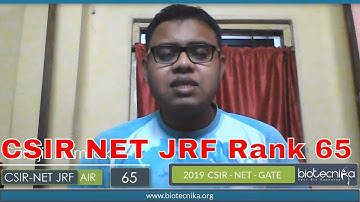 Surojit Karmakar CSIR NET JRF Rank 65 shares his Strategy & Experience with Biotecnika
