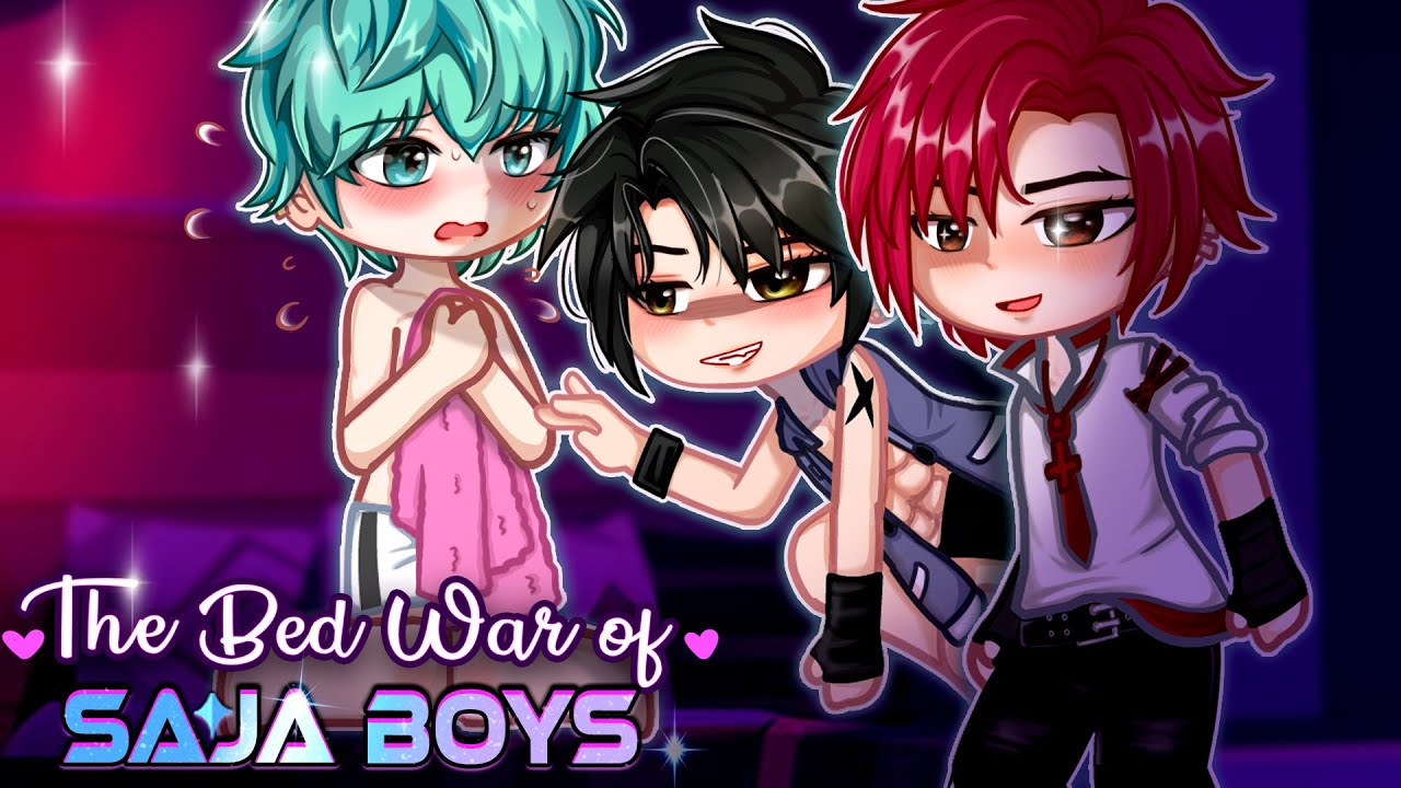 [💖] The Bed War of Saja Boys - KPOP Demon Hunters • BL/Gay GCMM ⚠️15