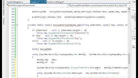 C# AES & (RSA partially) Encryption