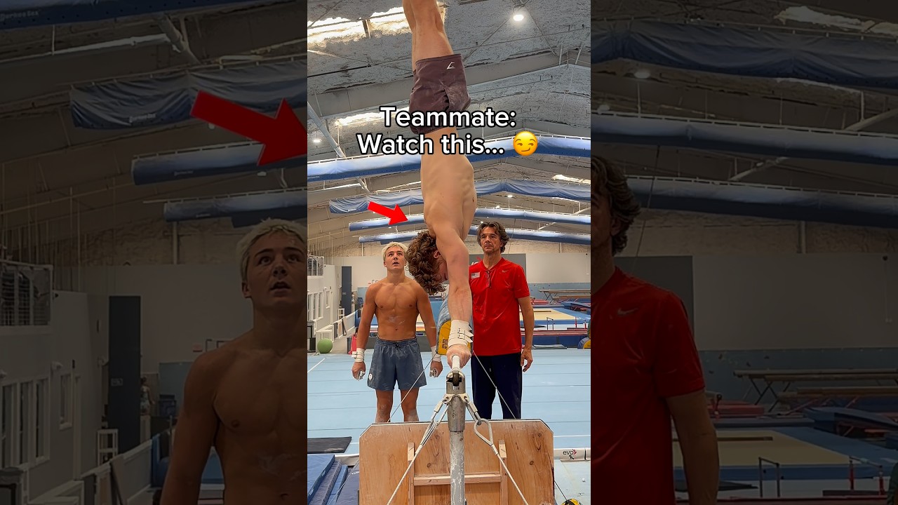 His grip snapped 🤯😳 #gymnast #sport #olympics #fail #strong