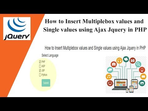 How to Insert Multiple checkbox values and Single values using Ajax Jquery in PHP | Best Example 🔥🔥