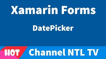 Xamarin Forms DatePicker