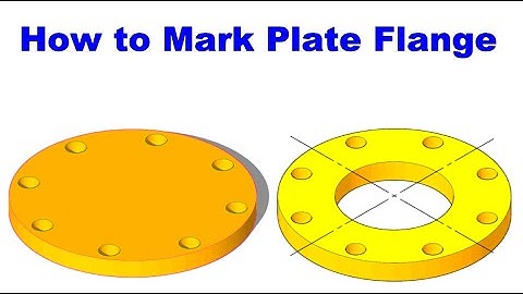 Plate Flange Marking, Fabrication free Tutorial