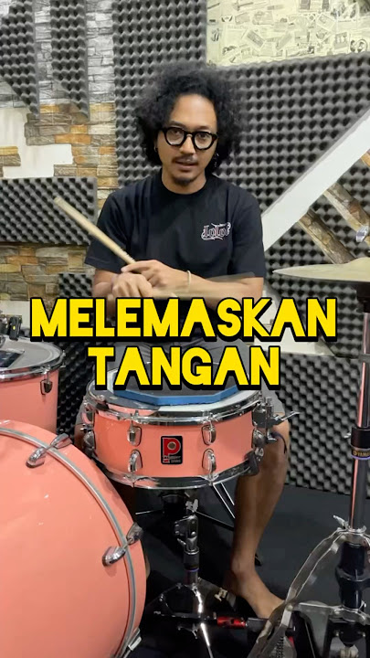 Cara melemaskan tangan biar gak kaku sebelum main drum - Drumming warm up (Beginner) || #drums #fyp