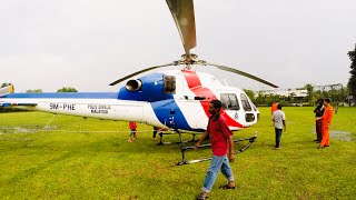 Emergency helicopter landing in Rawang Part 1