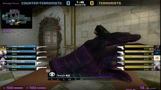 [CS:GO] Tommy - P2000 pistol round ace on Cache defense (MM)