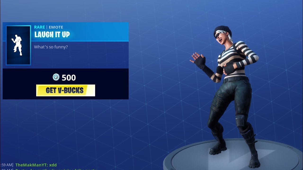 *NEW* LAUGH IT UP EMOTE/DANCE IN SHOP! Fortnite Battle Royale