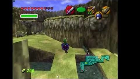 Ocarina of time DEBUG arrows and triggers