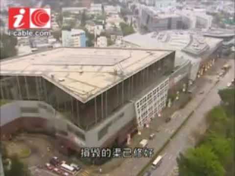 2014-03-31 [有線新聞] 黑雨下, 又一城水簾