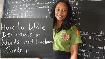 PEP Maths: Decimals: How to Write Decimals as Fractions and Words. Grade 4 Mathematics. Primary Exit
