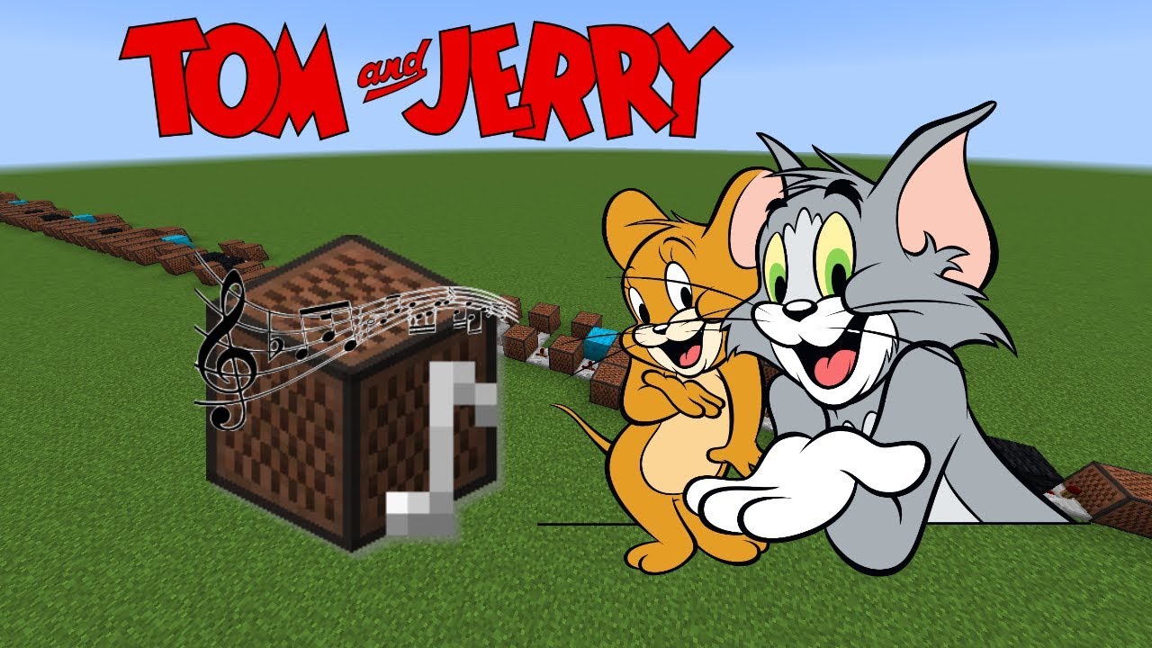Minecraft Tom and Jerry Theme with Note Blocks YouTube