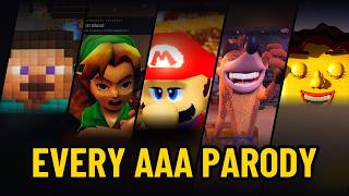 If Your Favorite Games Were AAA Games | All Parodies (Minecraft, Zelda, Mario 64, Crash, Roblox)
