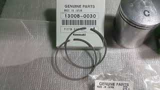 seher piston C set ninja r ninja rr original kawasaki genuine parts