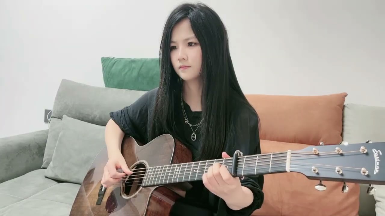 吉他指弹《夜空中最亮的星》（逃跑计划）/北尚吉他-黑猫