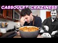 Jacques pepins duck cassoulet is something you need to see to believe