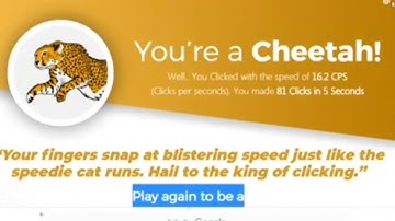 Click speed test world record.5 SECOND