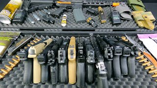 13 Airsoft Guns ! Airsoft Gun Box - 13 BEST AIRSOFT GUN! Equipment And Ammunition