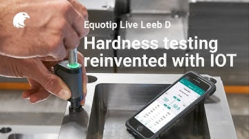 Hardness testing reinvented with IOT I Equotip Live Leeb D