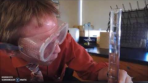 Quarter 1 Chemistry Lab - Mass & Volume