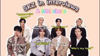 SKZ being CHAOTIC on INTERVIEWS…