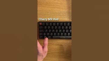 Cherry MX Silent Red vs. MX Red