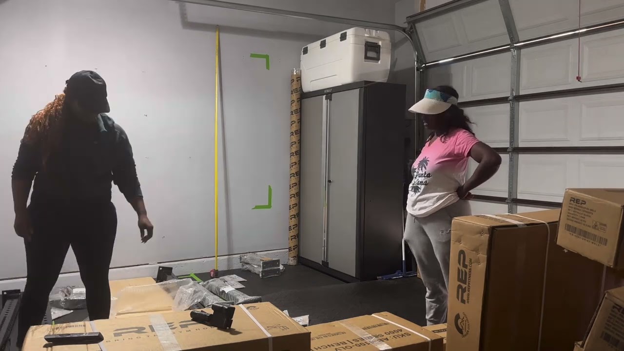 Part 2 Garge Gym Setup: REP Fitness PR-4000 Installation 