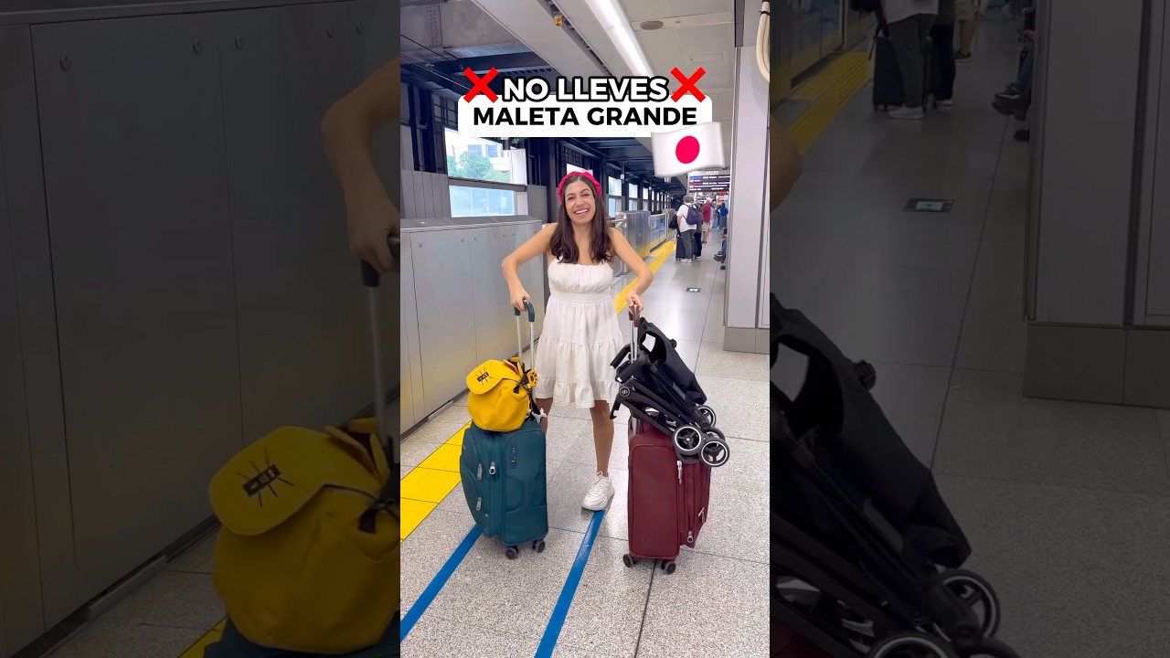 ❌ No lleves maleta grande a Japón ❌ 