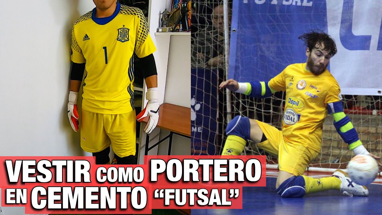 VESTIR COMO PORTERO EN CEMENTO 